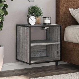 Mesita de noche de pared gris sonoma 40x31x39,5 cm von , Nachttische - Ref: Foro24-848750, Preis: 34,12 €, Rabatt: %