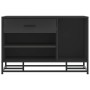 Banco zapatero madera de ingeniería y metal negro 80x40x53,5 cm von , Bänke für Hallen und Lager - Ref: Foro24-849224, Preis:...