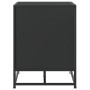 Banco zapatero madera de ingeniería y metal negro 80x40x53,5 cm von , Bänke für Hallen und Lager - Ref: Foro24-849224, Preis:...