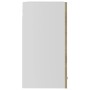 Hängeschrank aus Glas und Eichenholz, 60 x 31 x 60 cm von vidaXL, Küchenschränke - Ref: Foro24-802524, Preis: 57,41 €, Rabatt: %
