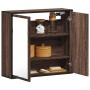 Armario con espejo baño madera marrón roble 65x20x60 cm von , Badezimmerwaschtische - Ref: Foro24-849258, Preis: 71,92 €, Rab...