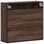 Armario con espejo baño madera marrón roble 65x20x60 cm von , Badezimmerwaschtische - Ref: Foro24-849258, Preis: 71,92 €, Rab...