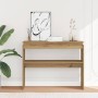 Mesa consola madera de ingeniería roble artesanal 102x30x80 cm von , Seitentische - Ref: Foro24-856627, Preis: 56,18 €, Rabat...
