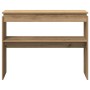 Mesa consola madera de ingeniería roble artesanal 102x30x80 cm von , Seitentische - Ref: Foro24-856627, Preis: 56,18 €, Rabat...