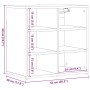Zapateros 2 uds roble artesanal 52x30x50 cm von , Schränke und Lagerung - Ref: Foro24-857036, Preis: 80,57 €, Rabatt: %