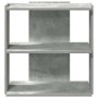 Librería de 3 niveles madera gris hormigón 60x30x60 cm by , Bookcases and shelves - Ref: Foro24-860250, Price: 36,49 €, Disco...