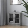 Concrete gray plywood display case 82.5x30.5x80 cm by vidaXL, Bookcases and shelves - Ref: Foro24-802745, Price: 63,14 €, Dis...