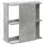 Librería de 3 niveles madera gris hormigón 60x30x60 cm by , Bookcases and shelves - Ref: Foro24-860250, Price: 36,49 €, Disco...