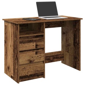 Escritorio de madera de ingeniería madera vieja 102x50x75 cm de , Escritorios - Ref: Foro24-860470, Precio: 109,71 €, Descuen...