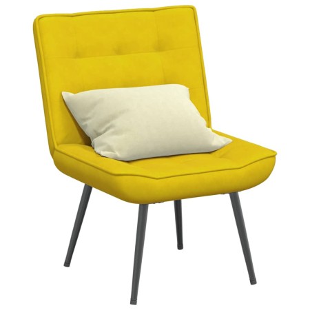 Sillón de relax terciopelo amarillo 64x74x84 cm by , Chairs - Ref: Foro24-4012323, Price: 80,44 €, Discount: %