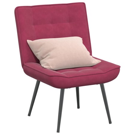 Sillón de relax terciopelo rojo vino 64x74x84 cm by , Chairs - Ref: Foro24-4012321, Price: 71,90 €, Discount: %