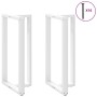 Patas de mesa bar forma T 2 uds acero blanco 60x35x(110-111) cm von , Tischbeine - Ref: Foro24-4013105, Preis: 147,95 €, Raba...