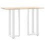 Patas de mesa bar forma T 2 uds acero blanco 50x35x(100-101) cm de , Patas para mesas - Ref: Foro24-4013089, Precio: 138,10 €...