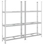 Estantería de 3 capas para neumáticos 2 uds plata 110x40x200 cm von , Industrieregale - Ref: Foro24-4016971, Preis: 83,78 €, ...