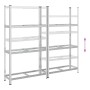 Estantería de 3 capas para neumáticos 2 uds plata 110x40x200 cm von , Industrieregale - Ref: Foro24-4016971, Preis: 83,78 €, ...