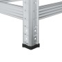 Estantería de 3 capas para neumáticos 2 uds plata 110x40x200 cm von , Industrieregale - Ref: Foro24-4016971, Preis: 83,78 €, ...