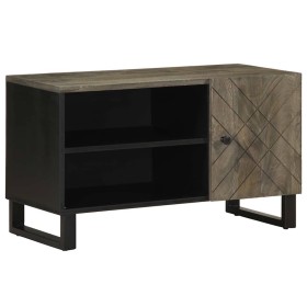 Mueble de TV madera maciza de mango negro 80x33x46 cm von , CD- und DVD-Speicher - Ref: Foro24-4017699, Preis: 75,95 €, Rabat...