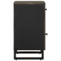 Mesita de noche madera maciza de mango negra 50x33x60 cm by , Nightstands - Ref: Foro24-4017692, Price: 80,19 €, Discount: %