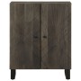 Aparador negro 60x33x75 cm madera maciza mango von , Schließfächer und Lagerschränke - Ref: Foro24-4017686, Preis: 104,40 €, ...