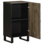 Aparador negro 40x33x75 cm madera maciza mango de , Almacenamiento para CD y DVD - Ref: Foro24-4017708, Precio: 109,05 €, Des...