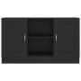 Aparador de madera contrachapada negro 120x30,5x70 cm de vidaXL, Aparadores - Ref: Foro24-802778, Precio: 88,38 €, Descuento: %