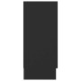Aparador de madera contrachapada negro 120x30,5x70 cm de vidaXL, Aparadores - Ref: Foro24-802778, Precio: 88,38 €, Descuento: %