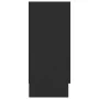 Aparador de madera contrachapada negro 120x30,5x70 cm de vidaXL, Aparadores - Ref: Foro24-802778, Precio: 86,12 €, Descuento: %
