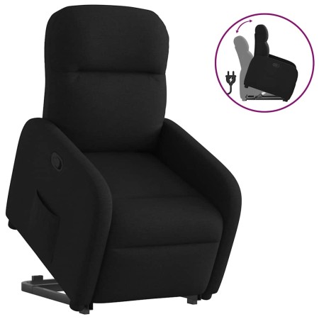 Sillón reclinable elevable tela negro von , Sessel - Ref: Foro24-3302974, Preis: 262,87 €, Rabatt: %