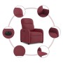 Sillón eléctrico reclinable elevable de tela rojo tinto von , Sessel - Ref: Foro24-3302995, Preis: 291,77 €, Rabatt: %
