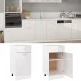 Armario inferior madera ingeniería blanco brillo 40x46x81,5 cm de vidaXL, Armarios de cocina - Ref: Foro24-801217, Precio: 79...