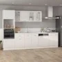 Armario inferior madera ingeniería blanco brillo 40x46x81,5 cm de vidaXL, Armarios de cocina - Ref: Foro24-801217, Precio: 79...