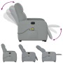 Sillón de masaje eléctrico reclinable elevable tela gris claro by , Armchairs - Ref: Foro24-3303002, Price: 313,92 €, Discoun...