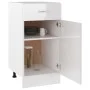Armario inferior madera ingeniería blanco brillo 40x46x81,5 cm de vidaXL, Armarios de cocina - Ref: Foro24-801217, Precio: 79...