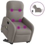 Sillón de masaje eléctrico reclinable elevable tela taupé von , Sessel - Ref: Foro24-3303009, Preis: 312,97 €, Rabatt: %