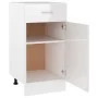 Armario inferior madera ingeniería blanco brillo 40x46x81,5 cm de vidaXL, Armarios de cocina - Ref: Foro24-801217, Precio: 79...