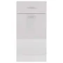 Armario inferior madera ingeniería blanco brillo 40x46x81,5 cm de vidaXL, Armarios de cocina - Ref: Foro24-801217, Precio: 79...