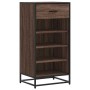 Zapatero madera contrachapada roble marrón 48x38x97,5 cm von , Schuhregale und Schuhorganisatoren - Ref: Foro24-849213, Preis...
