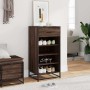 Zapatero madera contrachapada roble marrón 48x38x97,5 cm de , Zapateros y organizadores de calzado - Ref: Foro24-849213, Prec...