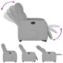 Sillón reclinable elevable de tela gris nube by , Armchairs - Ref: Foro24-3302981, Price: 248,97 €, Discount: %