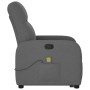 Silla de masaje reclinable de pie de tela gris oscuro by , Armchairs - Ref: Foro24-3302983, Price: 279,49 €, Discount: %