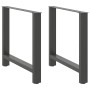 Patas de mesa de centro antracita 2 uds 70x(72-73) cm acero von , Tischbeine - Ref: Foro24-4013310, Preis: 77,13 €, Rabatt: %