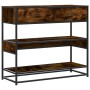 Mesa consola de madera de ingeniería roble ahumado 90x35x80 cm von , Seitentische - Ref: Foro24-849181, Preis: 81,83 €, Rabat...