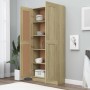 Bücherregal aus eichenfarbigem Sperrholz 82,5x30,5x185,5 cm von vidaXL, Bücherregale und Regale - Ref: Foro24-802735, Preis: ...