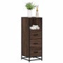 Armario de baño madera contrachapada roble marrón 35x37,5x100cm de , Muebles de baño - Ref: Foro24-849253, Precio: 93,29 €