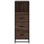 Armario de baño madera contrachapada roble marrón 35x37,5x100cm von , Badezimmermöbel - Ref: Foro24-849253, Preis: 93,39 €, R...