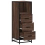 Armario de baño madera contrachapada roble marrón 35x37,5x100cm von , Badezimmermöbel - Ref: Foro24-849253, Preis: 93,39 €, R...