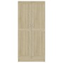 Plywood bookcase in oak color 82.5x30.5x185.5 cm by vidaXL, Bookcases and shelves - Ref: Foro24-802735, Price: 119,39 €, Disc...