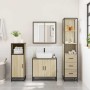 Armario de baño madera contrachapada roble sonoma 35x37,5x166cm von , Badezimmermöbel - Ref: Foro24-849245, Preis: 112,18 €, ...