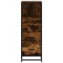 Armario baño madera contrachapada roble ahumado 35x37,5x100 cm de , Muebles de baño - Ref: Foro24-849251, Precio: 90,81 €, De...