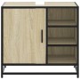 Armario de lavabo de baño madera roble Sonoma 65x33x60 cm von , Badezimmermöbel - Ref: Foro24-849285, Preis: 76,05 €, Rabatt: %